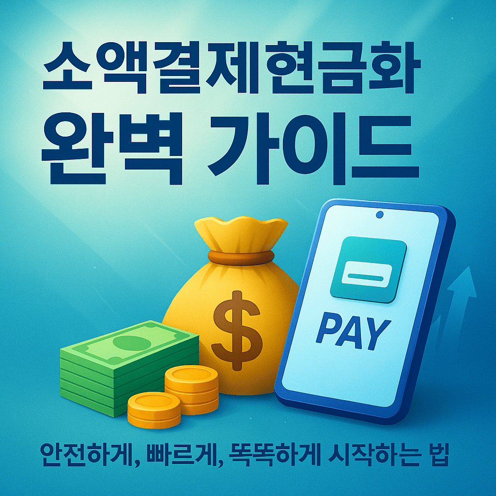 소액결제현금화 완벽 가이드 – 안전하게, 빠르게, 똑똑하게 시작하는 법